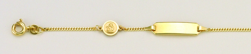 Schutzengel Armband Kinder 750/-Gold